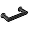 Moen Genta LX Modern Wall Mount Pivoting Toilet Paper Holder for Bathroom Matte Black BH3808BL