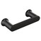 Moen Genta LX Modern Wall Mount Pivoting Toilet Paper Holder for Bathroom Matte Black BH3808BL