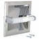 EZ-FLO EZFLO 15209 Recessed Bathroom Toilet Paper Holder and Roller Chrome