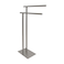 Kingston Brass SCC6038 Edenscape Double L Shape Pedestal TowelHolder Brushed Nickel