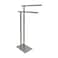 Kingston Brass SCC6038 Edenscape Double L Shape Pedestal TowelHolder Brushed Nickel
