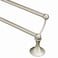 Moen Lounge Collection Brushed Nickel 24Inch Double Towel Bar Wall Mounted Towel Rack for Bathroom with Two Rods DN7722BN