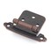 Vallecloud 10 Pack 5 Pair Antique Copper Oil Rubbed Bronze Self Closing Cabinet Hinges for Kitchen Cabinet Door 12 Overlay Variable Semi Concealed Kitchen Cabinet Hinges