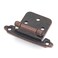 Vallecloud 10 Pack 5 Pair Antique Copper Oil Rubbed Bronze Self Closing Cabinet Hinges for Kitchen Cabinet Door 12 Overlay Variable Semi Concealed Kitchen Cabinet Hinges
