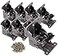 TopDirect 8 Pack Locking Hinge for Folding Table Brackets Heavy Duty Folding Brackets 90 Degree Self Locking Folding Hinge for Table Legs Furniture