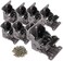 TopDirect 8 Pack Locking Hinge for Folding Table Brackets Heavy Duty Folding Brackets 90 Degree Self Locking Folding Hinge for Table Legs Furniture