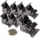 TopDirect 8 Pack Locking Hinge for Folding Table Brackets Heavy Duty Folding Brackets 90 Degree Self Locking Folding Hinge for Table Legs Furniture