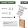 OMANSKO 10 Pack 5 Pairs 38 Inset Cabinet Door Hinges Satin Nickel Offset Self Closing Kitchen Cabinet Hinges Brushed Nickel Cabinet Hinges Semi Cupboard Variable Flush Cabinet Hinge