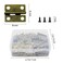HKACSTHI 100 Pieces Small Hinges for Wooden Box Bronze Mini Hinges Tiny Hinge for Jewelry Box Mini Cabinet and Crafts