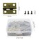 HKACSTHI 100 Pieces Small Hinges for Wooden Box Bronze Mini Hinges Tiny Hinge for Jewelry Box Mini Cabinet and Crafts