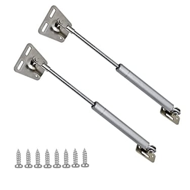 GDQLCNXB 100N22lb Gas Strut Hinge Toy Box Hinges Soft Close Hinges Gas Spring Lid Support Lift Support 10 inch Length 2PCS