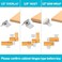 Donanim 12 Overlay Partial Wrap Around Cabinet Hinges 10 Pairs20 Pcs Self Closing Brushed Nickel Cabinet Door Hinges for Face Frame Kitchen Cabinet Hinges