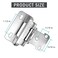 Donanim 12 Overlay Partial Wrap Around Cabinet Hinges 10 Pairs20 Pcs Self Closing Brushed Nickel Cabinet Door Hinges for Face Frame Kitchen Cabinet Hinges