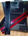 WENZIDAO 12inch Black Flexible Hinge selfAdhesive Installation Easy to Replace Two Continuous Piano Hinges DIY selfAdhesive Installation Suitable for Transparent Boxes and Display Stands