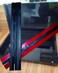 WENZIDAO 12inch Black Flexible Hinge selfAdhesive Installation Easy to Replace Two Continuous Piano Hinges DIY selfAdhesive Installation Suitable for Transparent Boxes and Display Stands