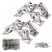 Bellairis 175 Heavy Duty Cabinet Hinges 2 Pair WideOpening Concealed Hydraulic Hinges for Trap Doors Thick Panels Garage Cabinets Soft Close Adjustable Frameless Hinge Set with Screws Storage Case