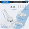 XBLWIN 2 Pack lid Fixed Hinges for 50 lb Wooden Boxes Toy Box Soft Closing lid Support Hinges Heavy Duty Upper Cabinets RV Cabinets up and Down in The Range of 0110