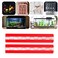 Homakover 2 Pcs 12 Inch Acrylic Hinge Transparent Plastic Continuous Piano Hinge SelfAdhesive Suitable for DIY Drawer Cabinet Furniture Display Stand 2 Pcs12 inch