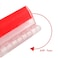 Homakover 2 Pcs 12 Inch Acrylic Hinge Transparent Plastic Continuous Piano Hinge SelfAdhesive Suitable for DIY Drawer Cabinet Furniture Display Stand 2 Pcs12 inch