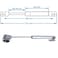 priaolker 30N7 lb Gas Shock Cabinet Door Hinge 6 Length Soft Close Support Retractable Cabinet Door Gas Spring 2 Pack