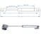 priaolker 30N7 lb Gas Shock Cabinet Door Hinge 6 Length Soft Close Support Retractable Cabinet Door Gas Spring 2 Pack