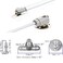priaolker 30N7 lb Gas Shock Cabinet Door Hinge 6 Length Soft Close Support Retractable Cabinet Door Gas Spring 2 Pack