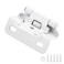 Ravinte Decor 4 Pack 2 Pair White Cabinet Hinges 12 inch Overlay Partial Wrap Around Door Hinges for Face Frame Self Closing White Face Mount Cupboard Hardware