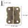 PGMJ 40 Pieces Mini Hinges for Crafts Bronze Engraving Design Replacement Cabinet Hinges Jewelry Box Hinges for Antique Wooden Cases Toolbox Jewelry Boxes Cabinets Gift Boxes Wine Boxes