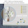 Taokyid 50 Pack Cabinet Door Hinges 12 Inch Self Closing Overlay Hinges for Face Frame Kitchen and Bathroom with Easy Installation Satin Nickel25 Pairs