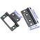 FDXGYH 8 Pack NonMortise Door Hinges Heavy Duty Bifold Butt Cabinet with Mounting Screws for Windows Cupboard etc Furniture 2x09Black