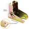 ABuff 8 Pack Self Lock Folding Hinge 090 Degree Folding Leg Support Bracket Foldable Locking Hinges for Folding Table Legs Bed Leg WorkbenchGold