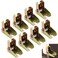 ABuff 8 Pack Self Lock Folding Hinge 090 Degree Folding Leg Support Bracket Foldable Locking Hinges for Folding Table Legs Bed Leg WorkbenchGold