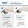 Amerock BPR3428CZ Cabinet Hinge 38 inch 10mm Inset Self Closing Face Mount Champagne Bronze Kitchen Cabinet Door Hinge 1 Pair2 Pack Functional Hardware
