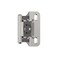 Amerock BPR756626 Cabinet Hinge 14 inch 6 mm Overlay Self Closing Partial Wrap Polished Chrome Kitchen Cabinet Door Hinge 1 Pair2 Pack Functional Hardware