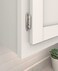 Amerock BPR7629G10 Face Frame Cabinet Hinge Variable Overlay Self Closing Face Mount Satin Nickel Kitchen Cabinet Door Hinge 1 PairPack Functional Hardware
