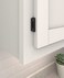 Amerock BPR8701FB Cabinet Hinge 14 inch 6 mm Overlay Double Demountable Matte Black Kitchen Cabinet Door Hinge 1 Pair2 Pack Functional Hardware