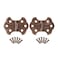 UNIQANTIQ HARDWARE Antique Copper Butterfly Hinges 2 x 1716 Pack of 2 Surface Mount Hinges for Cabinet Doors and Boxes UA262HAC 1