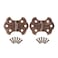 UNIQANTIQ HARDWARE Antique Copper Butterfly Hinges 2 x 1716 Pack of 2 Surface Mount Hinges for Cabinet Doors and Boxes UA262HAC 1