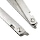 Augiimor 4 Pairs Lid Support Hinge Heavy Duty Stainless Steel Rotatable Folding Soft Close 87 Length Lid Stay Support Hinges for Kitchen Wardrobe Cabinets Door