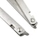 Augiimor 4 Pairs Lid Support Hinge Heavy Duty Stainless Steel Rotatable Folding Soft Close 87 Length Lid Stay Support Hinges for Kitchen Wardrobe Cabinets Door