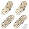 Auvotuis 4Pcs Heavy Duty Folding Table Hinges Bronze Sewing Machine Flip Top Hinge Zinc Alloy Butler Tray Hinge with Mounting Screws for Drop Front Desk Drawer Doors 31 x 118inch