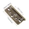 Auvotuis 8Pcs 3Inch Bronze NonMortise Door Hinges Antique Iron Flat Cabinet Hinges for Wardrobe