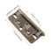 Auvotuis 8Pcs 3Inch Bronze NonMortise Door Hinges Antique Iron Flat Cabinet Hinges for Wardrobe