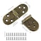AUXBC Heavy Duty Folding Table Hinges31 x 115inch Zinc Alloy Table Folding Flip Top Hinge 180 Degree Round Edge Butler Tray Hinge Bronze4Pcs