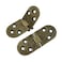 AUXBC Heavy Duty Folding Table Hinges31 x 115inch Zinc Alloy Table Folding Flip Top Hinge 180 Degree Round Edge Butler Tray Hinge Bronze4Pcs