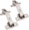 Barcaloo Corner Cabinet Hinges Satin Nickel 2 Pack Self Closing 135 Degree Lazy Susan Kitchen Door Hinge Hardware