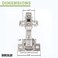 Barcaloo Corner Cabinet Hinges Satin Nickel 2 Pack Self Closing 135 Degree Lazy Susan Kitchen Door Hinge Hardware