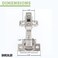 Barcaloo Corner Cabinet Hinges Satin Nickel 2 Pack Self Closing 135 Degree Lazy Susan Kitchen Door Hinge Hardware