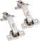 Barcaloo Corner Cabinet Hinges Satin Nickel 2 Pack Self Closing 135 Degree Lazy Susan Kitchen Door Hinge Hardware