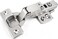 Berta 10 Pieces Half Overlay Soft Close Frameless Hinges 110 Degree 6Ways 3Cam Adjustment Concealed Kitchen Cabinet Door Hinges